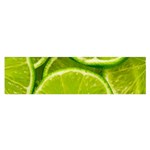 Lime Slices Close Up, Fresh, Fruit, Green Lemon Oblong Satin Scarf (16  x 60 )