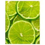 Lime Slices Close Up, Fresh, Fruit, Green Lemon Drawstring Bag (Small)