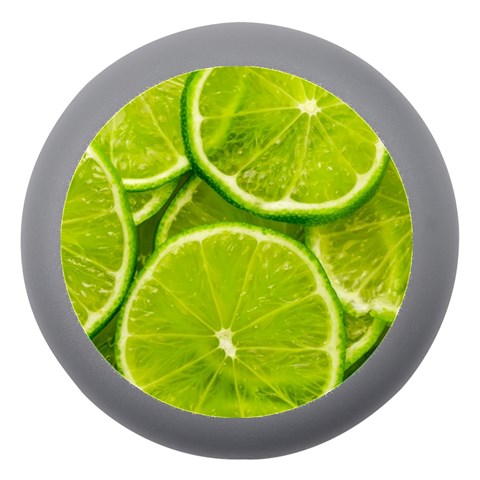 Lime Slices Close Up, Fresh, Fruit, Green Lemon Dento Box with Mirror from ArtsNow.com Front