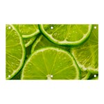 Lime Slices Close Up, Fresh, Fruit, Green Lemon Banner and Sign 5  x 3 