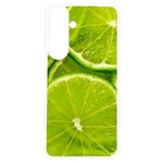 Lime Slices Close Up, Fresh, Fruit, Green Lemon Samsung Galaxy S24 6.2 Inch TPU UV Case