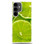 Lime Slices Close Up, Fresh, Fruit, Green Lemon Samsung Galaxy S24 Plus 6.7 Inch TPU UV Case