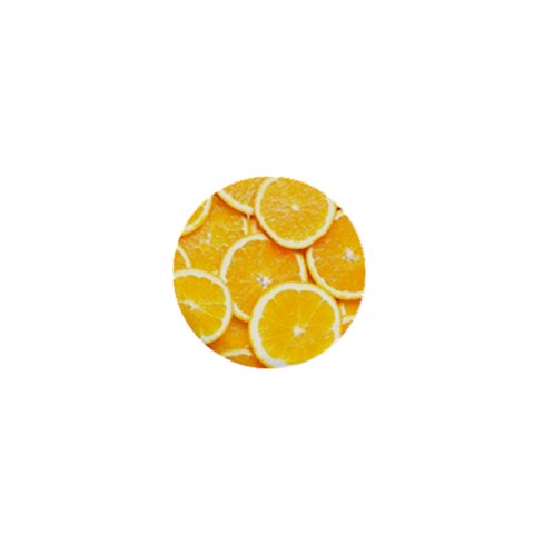 Oranges, Orange, Fruits 1  Mini Buttons from ArtsNow.com Front