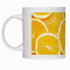 Oranges, Orange, Fruits White Mug from ArtsNow.com Left