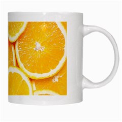 Oranges, Orange, Fruits White Mug from ArtsNow.com Right