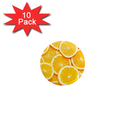 Oranges, Orange, Fruits 1  Mini Magnet (10 pack)  from ArtsNow.com Front