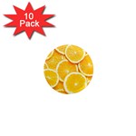 Oranges, Orange, Fruits 1  Mini Magnet (10 pack) 