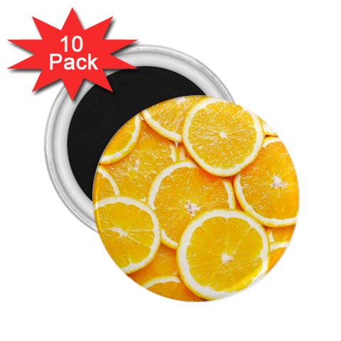 Oranges, Orange, Fruits 2.25  Magnets (10 pack)  from ArtsNow.com Front