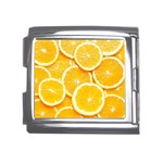 Oranges, Orange, Fruits Mega Link Italian Charm (18mm)