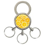 Oranges, Orange, Fruits 3-Ring Key Chain