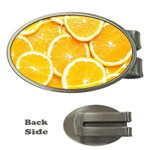 Oranges, Orange, Fruits Money Clips (Oval) 