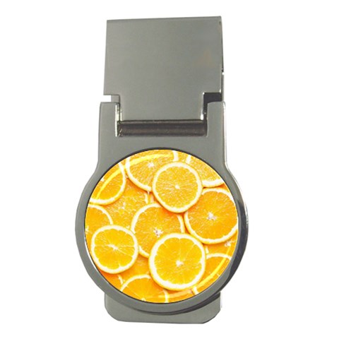 Oranges, Orange, Fruits Money Clips (Round)  from ArtsNow.com Front