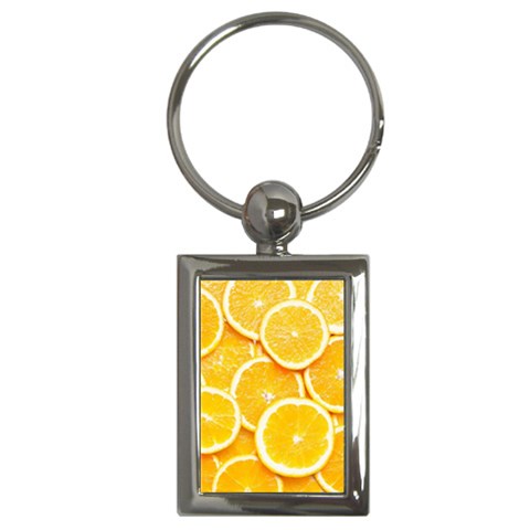 Oranges, Orange, Fruits Key Chain (Rectangle) from ArtsNow.com Front