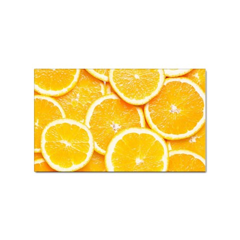 Oranges, Orange, Fruits Sticker (Rectangular) from ArtsNow.com Front