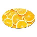 Oranges, Orange, Fruits Oval Magnet