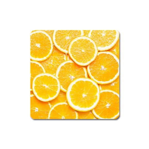 Oranges, Orange, Fruits Square Magnet from ArtsNow.com Front