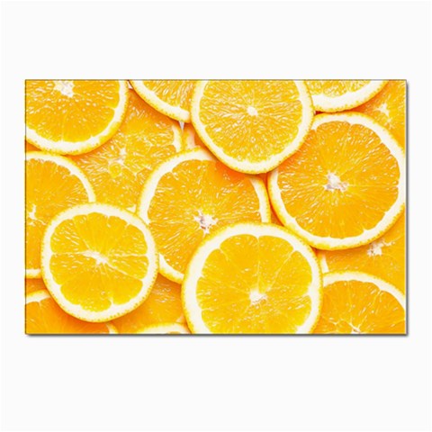 Oranges, Orange, Fruits Postcards 5  x 7  (Pkg of 10) from ArtsNow.com Front