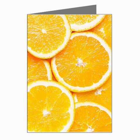 Oranges, Orange, Fruits Greeting Card from ArtsNow.com Left