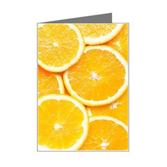 Oranges, Orange, Fruits Mini Greeting Card from ArtsNow.com Left