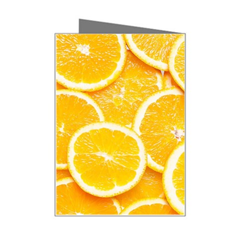 Oranges, Orange, Fruits Mini Greeting Card from ArtsNow.com Right