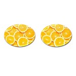 Oranges, Orange, Fruits Cufflinks (Oval)