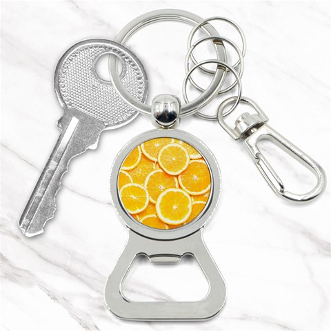 Oranges, Orange, Fruits Bottle Opener Key Chain from ArtsNow.com Front