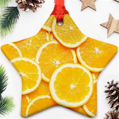 Oranges, Orange, Fruits Star Ornament (Two Sides) from ArtsNow.com Back