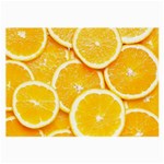 Oranges, Orange, Fruits Large Glasses Cloth