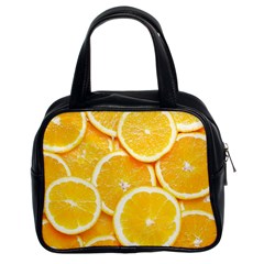 Oranges, Orange, Fruits Classic Handbag (Two Sides) from ArtsNow.com Front