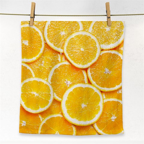 Oranges, Orange, Fruits Face Towel from ArtsNow.com Front