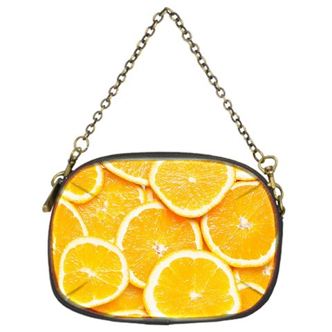 Oranges, Orange, Fruits Chain Purse (One Side) from ArtsNow.com Front