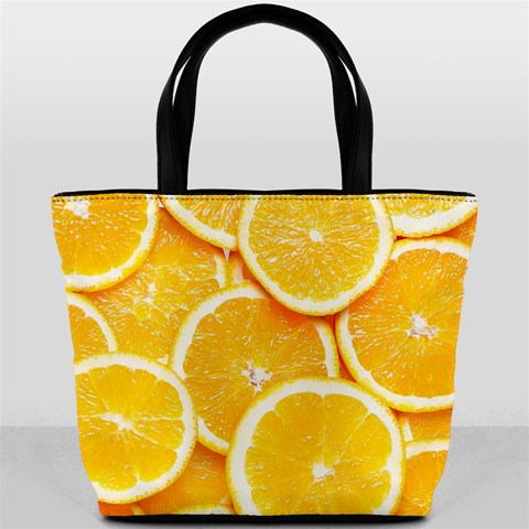 Oranges, Orange, Fruits Bucket Bag from ArtsNow.com Back