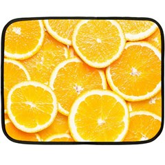 Oranges, Orange, Fruits Two Sides Fleece Blanket (Mini) from ArtsNow.com 35 x27  Blanket Front