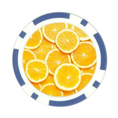 Oranges, Orange, Fruits Poker Chip Card Guard (10 pack) from ArtsNow.com Front