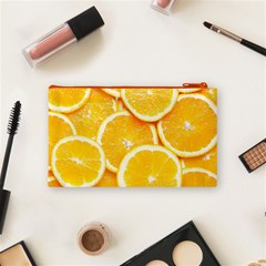 Oranges, Orange, Fruits Cosmetic Bag (Small) from ArtsNow.com Back