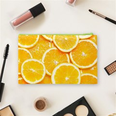 Oranges, Orange, Fruits Cosmetic Bag (Medium) from ArtsNow.com Back