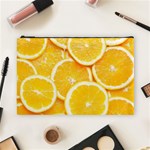 Oranges, Orange, Fruits Cosmetic Bag (Large)