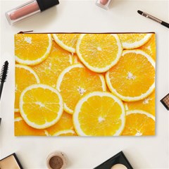 Oranges, Orange, Fruits Cosmetic Bag (XL) from ArtsNow.com Front