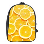 Oranges, Orange, Fruits School Bag (Large)