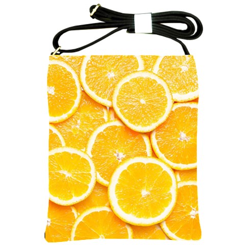 Oranges, Orange, Fruits Shoulder Sling Bag from ArtsNow.com Front