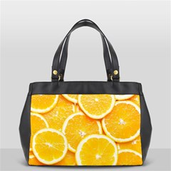 Oranges, Orange, Fruits Oversize Office Handbag (2 Sides) from ArtsNow.com Front