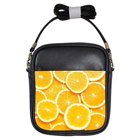 Oranges, Orange, Fruits Girls Sling Bag from ArtsNow.com Front