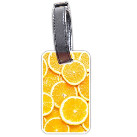 Oranges, Orange, Fruits Luggage Tag (one side) from ArtsNow.com Front