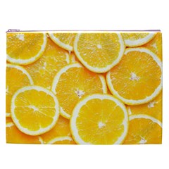 Oranges, Orange, Fruits Cosmetic Bag (XXL) from ArtsNow.com Front