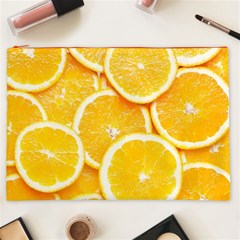 Oranges, Orange, Fruits Cosmetic Bag (XXL) from ArtsNow.com Front