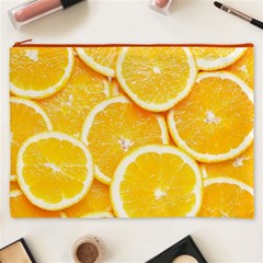 Oranges, Orange, Fruits Cosmetic Bag (XXXL) from ArtsNow.com Front