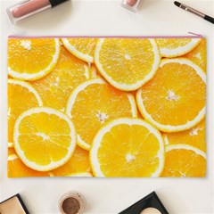 Oranges, Orange, Fruits Cosmetic Bag (XXXL) from ArtsNow.com Back