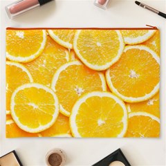 Oranges, Orange, Fruits Cosmetic Bag (XXXL) from ArtsNow.com Back