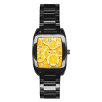 Oranges, Orange, Fruits Stainless Steel Barrel Watch