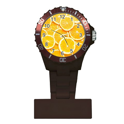 Oranges, Orange, Fruits Plastic Nurses Watch from ArtsNow.com Front